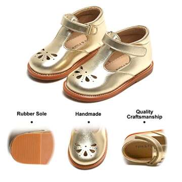 Felix & Flora Toddler Little Girl Princess Dress Shoes Size 10-Mary Jane Flats for Girl Party School Shoes.