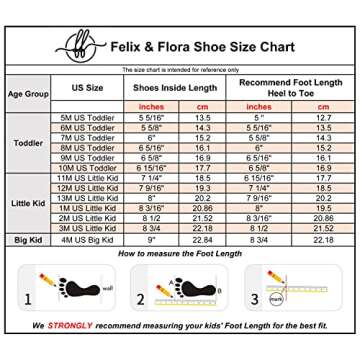 Felix & Flora Toddler Little Girl Princess Dress Shoes Size 10-Mary Jane Flats for Girl Party School Shoes.