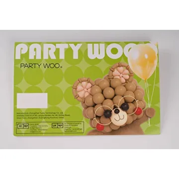 Giant 22 Inch PartyWoo 4D Silver Balloons for Celebrations