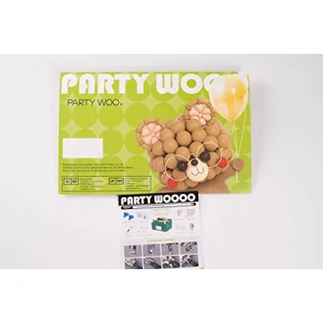 Giant 22 Inch PartyWoo 4D Silver Balloons for Celebrations