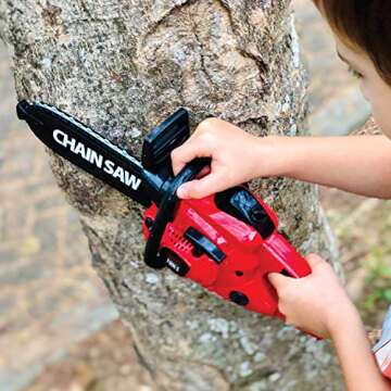 Bubble Factory Electric Toy Chain Saw with Sounds for Kids