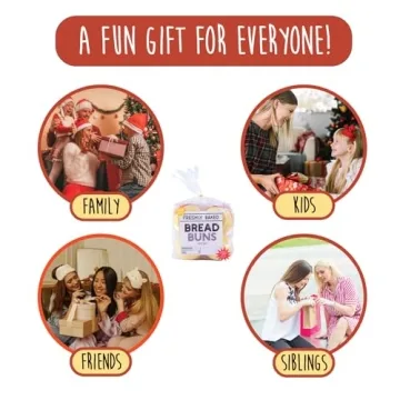 POPCRAZE Bread Socks 4 Pairs. One Size Fits Most. Novelty Food Socks. Breakfast Socks. Funny Bread Sock for Birthday, Christmas, gift idea for Men and Women.