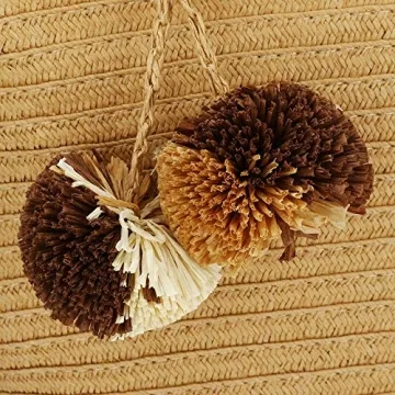 Stylish Large Straw Tote Bag for Summer Adventures