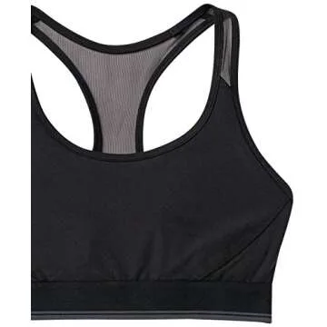 Amazon Essentials Women's Control Tech Sports Bra - Black