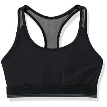 Amazon Essentials Women's Control Tech Sports Bra - Black