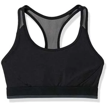 Amazon Essentials Women's Control Tech Sports Bra - Black