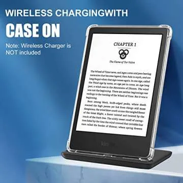 CoBak Clear Case Exclusively for 6 Inch Kindle 2024 and 2022 Releases (11th Generation) - Ultra Slim Soft TPU Transparent Cover, Lightweight and Durable Protection