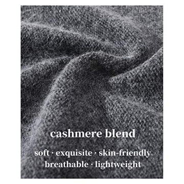 Warm Cashmere Slouchy Beanie Hat for Women