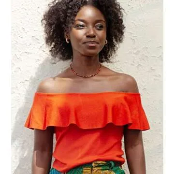 Aobei Pearl Rainbow Clay Seed Beads Handmade Choker Necklace