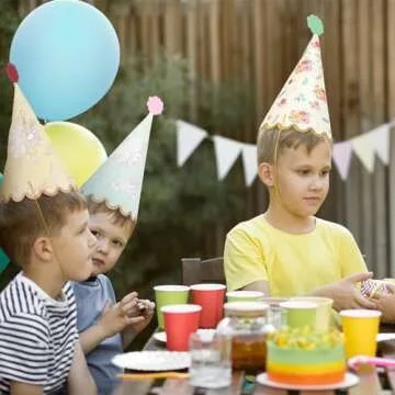 Saypacck 24 Pcs Garden Birthday Party Hats for All Ages