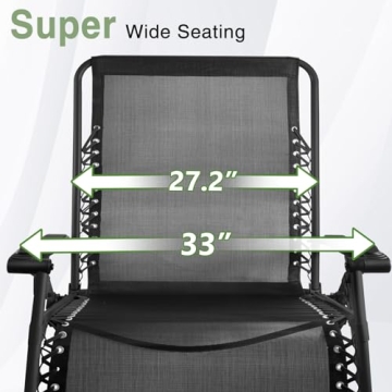 Slendor XXL Zero Gravity Chair for Ultimate Comfort