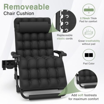 Slendor XXL Zero Gravity Chair for Ultimate Comfort