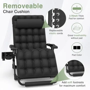 Slendor XXL Zero Gravity Chair for Ultimate Comfort