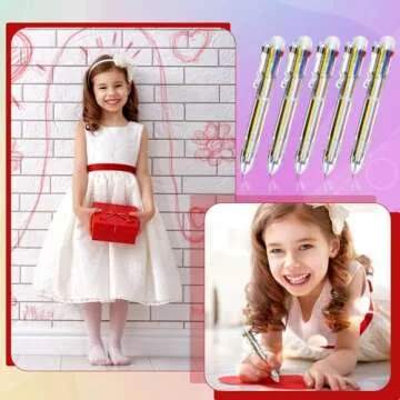 Harloon 36 Pcs Valentine's Day Multicolor Ballpoint Pen Set