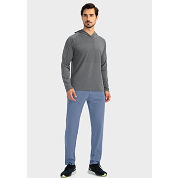 G Gradual Men's Athletic Sweatpants with Zipper Pockets