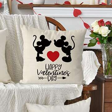 GAGEC Valentines Day Pillow Covers - Heart Love Decor