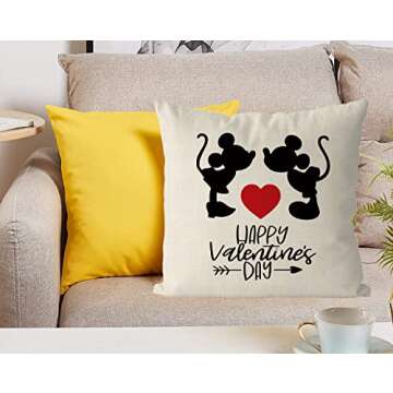 GAGEC Valentines Day Pillow Covers - Heart Love Decor