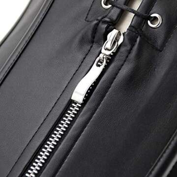 Charmian Women's Vintage Renaissance Corset with Garters