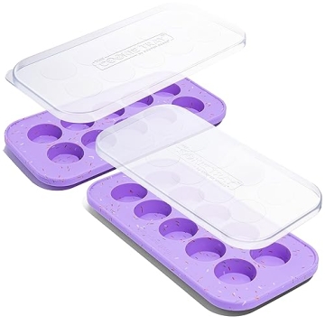 Souper Cubes Silicone Cookie Dough Freezer Tray for Easy Baking