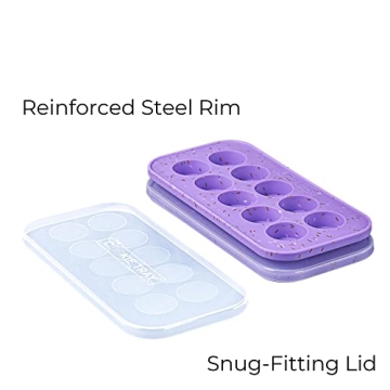 Souper Cubes Silicone Cookie Dough Freezer Tray for Easy Baking