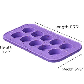 Souper Cubes Silicone Cookie Dough Freezer Tray for Easy Baking