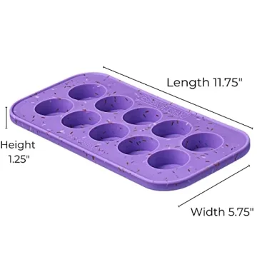 Souper Cubes Silicone Cookie Dough Freezer Tray for Easy Baking