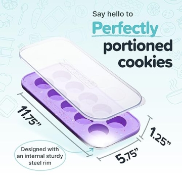 Souper Cubes Silicone Cookie Dough Freezer Tray for Easy Baking