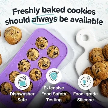 Souper Cubes Silicone Cookie Dough Freezer Tray for Easy Baking