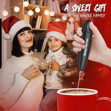 Bonsenkitchen Milk Frother for Creamy Coffee Drinks