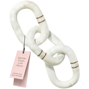 Ela Marble Chain Decor - Handcrafted Luxury for Home
