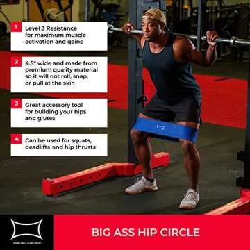 Sling Shot Big Ass Hip Circle (Blue, L/XL)