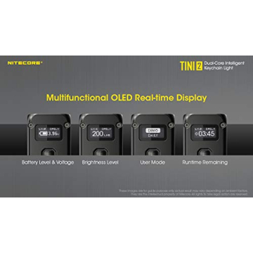 Nitecore TINI 2 Compact 500 Lumen Keychain Flashlight