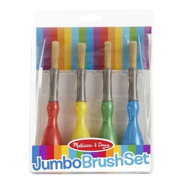 Melissa & Doug Jumbo Paint Brush Set for Toddlers