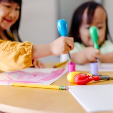 Melissa & Doug Jumbo Paint Brush Set for Toddlers