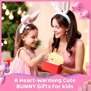 Kawaii Bunny Night Light for Kids - 16 Color Lamps