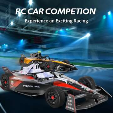 MIEBELY Remote Control Car - 1/14 Scale Authentic Licensed Porsche Formula Rc Race Car,2.4GHz 3.7V 5...