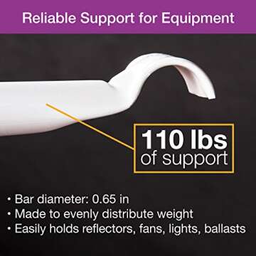 Apollo Horticulture 48”x24”x60” Mylar Hydroponic Grow Tent for Indoor Plant Growing