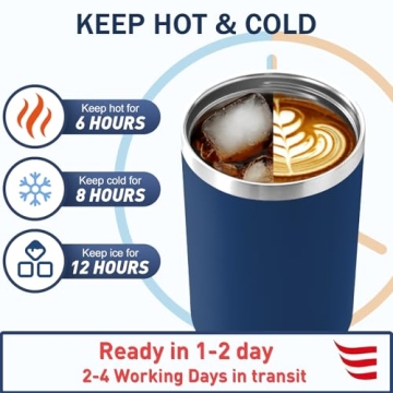 Custom Insulated Tumbler - Personalized 40 Oz Travel Mug