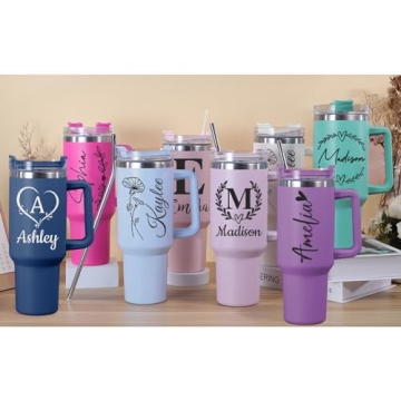Custom Insulated Tumbler - Personalized 40 Oz Travel Mug