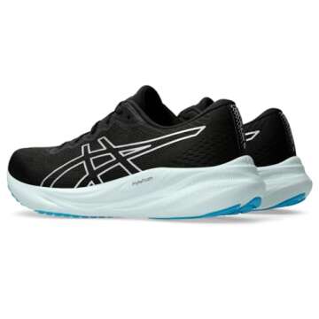 ASICS Women's Gel-Pulse 15 Running Shoes, 8.5, Black/Pure Silver