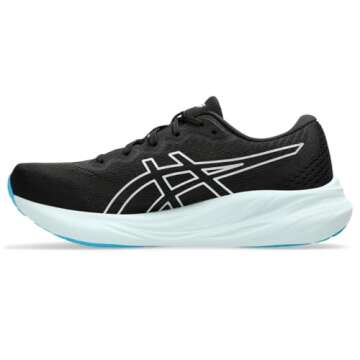 ASICS Women's Gel-Pulse 15 Running Shoes, 8.5, Black/Pure Silver