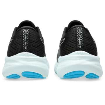 ASICS Women's Gel-Pulse 15 Running Shoes, 8.5, Black/Pure Silver