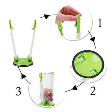 Baggy Rack - Versatile Food Storage Clip Holder for Easy Meal Prep