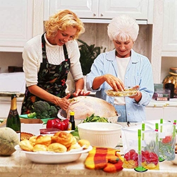 Baggy Rack - Versatile Food Storage Clip Holder for Easy Meal Prep