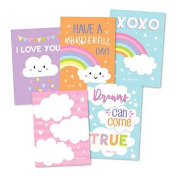 Hadley Designs 25 Unicorn School Lunch Box Notes For Kids, Inspirational Motivational Cards Boys Girls From Mom, Encouraging Teens, Thinking of You Positive Affirmation Encouragement Lol Fun Love