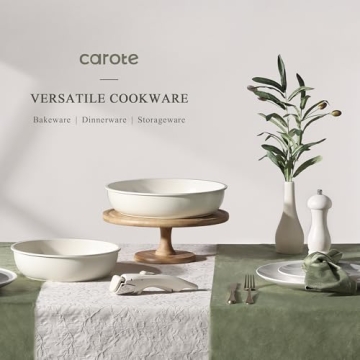 Non-Stick Induction Cookware Set with Removable Handle