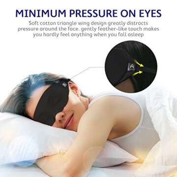 Mavogel Cotton Sleep Mask - Comfort & Style for Sleep