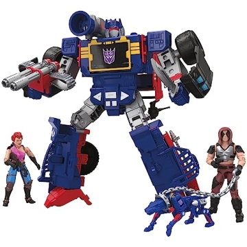 Transformers Collaborative G.I. Joe x Toys Soundwave Dreadnok Thunder Machine, Zartan & Zarana, Acti...