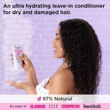 Noughty 97% Natural Intensive Care Leave In Conditioner, to Banish Damaged Hair and Split Ends with Sweet Almond Extract and Argan Oil, Sulphate Free Vegan Haircare 150ml