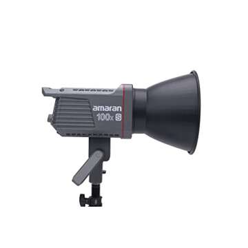 Aputure Amaran 100x S with Aputure Light Dome II Softbox Kit, 100W 2700K-6500K Bowens Mount Led Video Continuous Light